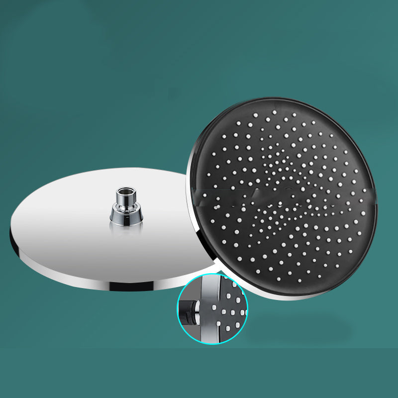 BowLift | Modern rectangular shower head combo standard spray pattern with hand shower