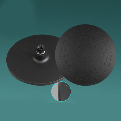 BowLift | Modern rectangular shower head combo standard spray pattern with hand shower