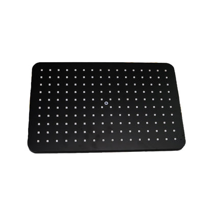 BowLift | Modern rectangular shower head combo standard spray pattern with hand shower