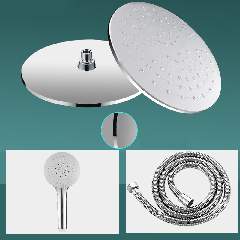 BowLift | Modern rectangular shower head combo standard spray pattern with hand shower