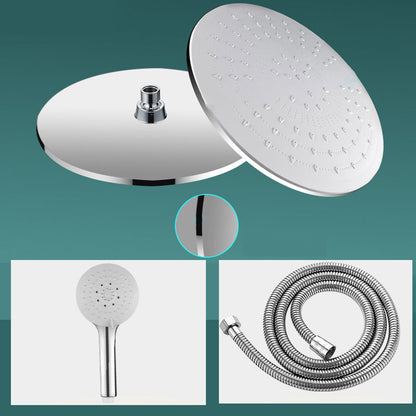BowLift | Modern rectangular shower head combo standard spray pattern with hand shower