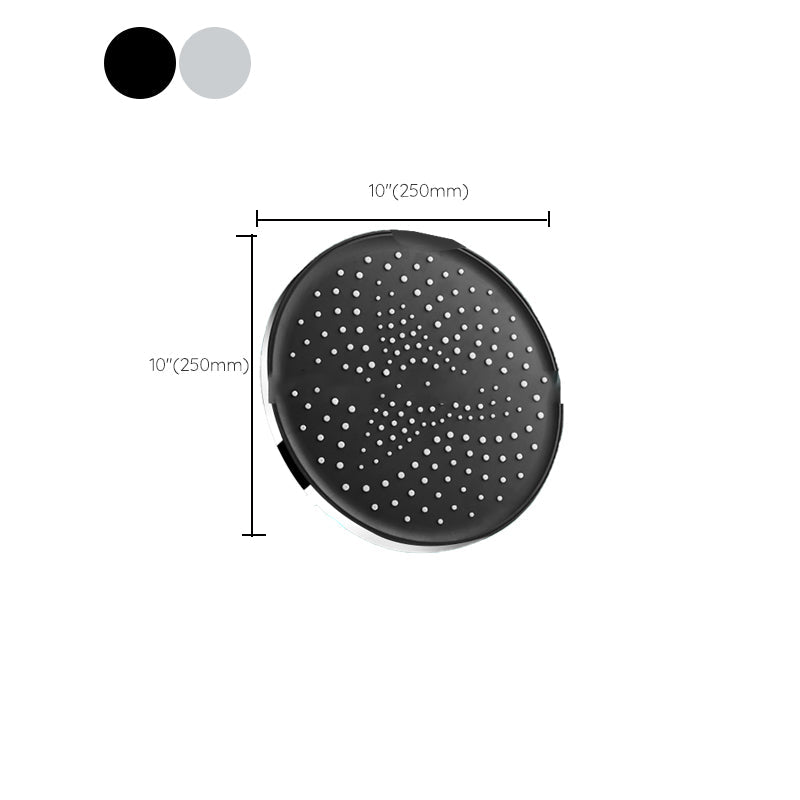 BowLift | Modern rectangular shower head combo standard spray pattern with hand shower