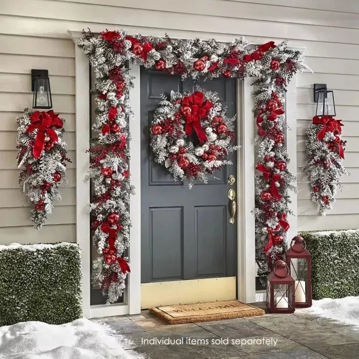 Skanto | The Cordless Prelit Red and White Christmas Decoration