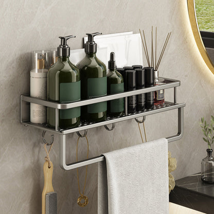 Skanto | Minimalist Matte Metal Bathroom Accessory Set Modern Bathroom Shelf