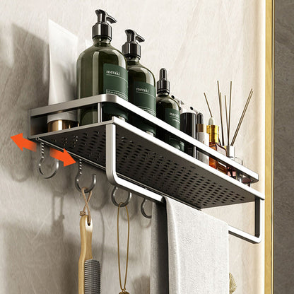 Skanto | Minimalist Matte Metal Bathroom Accessory Set Modern Bathroom Shelf