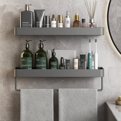 BowLift | Minimalist Matt Metal Bathroom Accessory Set Modern Bathroom Shelf
