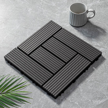 BowLift | Classic wooden tiles for garden patio flooring to lay