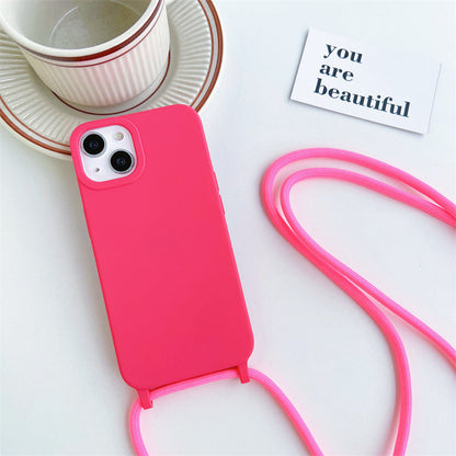 BowLift | Solid Silicone Lanyard Case for iPhone