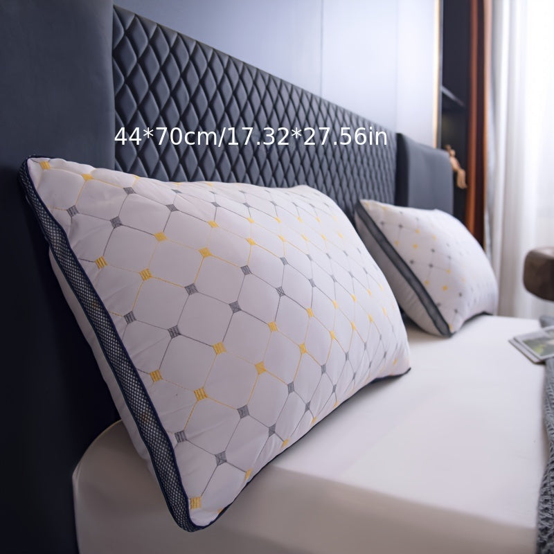 Luxurious Neck Support Pillow – Soft, breathable pillow for side and back sleepers, hypoallergenic and washable