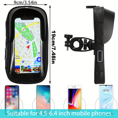 BowLift | Waterproof Phone Holder for Bike and Motorcycle – 360° Rotatable and Suitable for 4.5–6.4 inch
