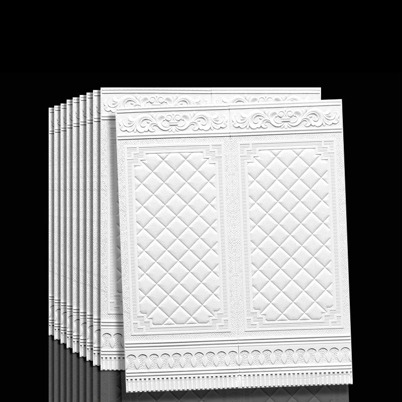 BowLift | Contemporary waterproof 3D wall panel veneer for peeling and sticking for interior walls