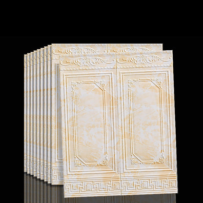 BowLift | Contemporary waterproof 3D wall panel veneer for peeling and sticking for interior walls