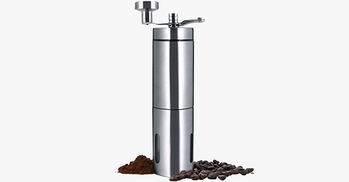 Skanto | Portable Coffee Grinder – Start your morning with fantastic coffee!