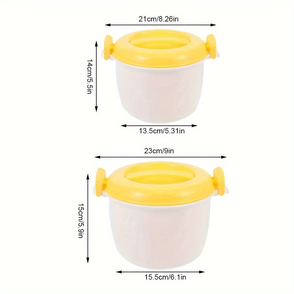 Skanto | Microwave Rice Cooker and Steamer - Versatile Vegetable Steamer, Pasta Maker, Soup and Pressure Cooker, Multi-Function Kitchen Bowl