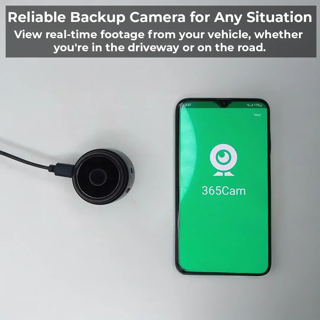 Wireless, waterproof backup camera for RVs and trailers