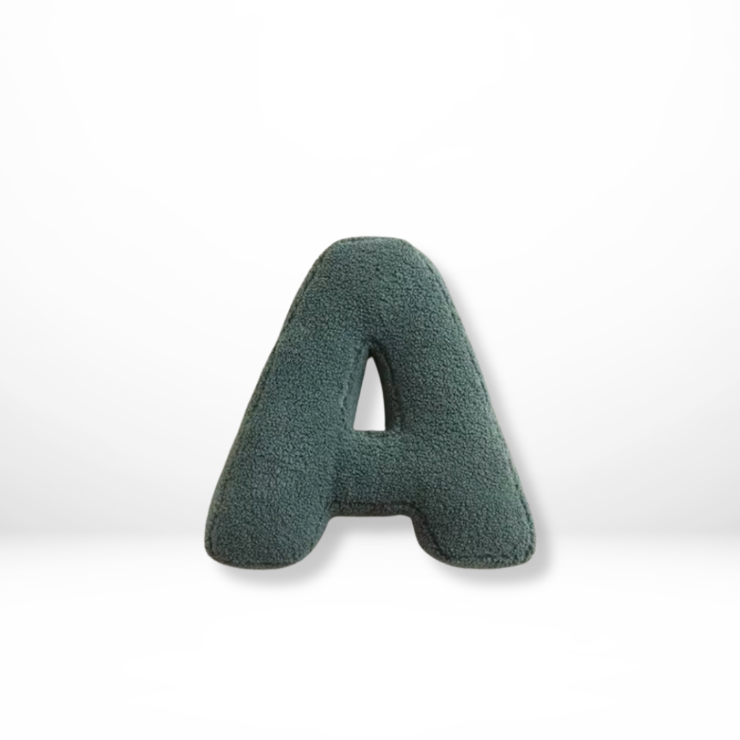 BowLift | Velvet Alphabet Decorative Cushion With Letters A To Z