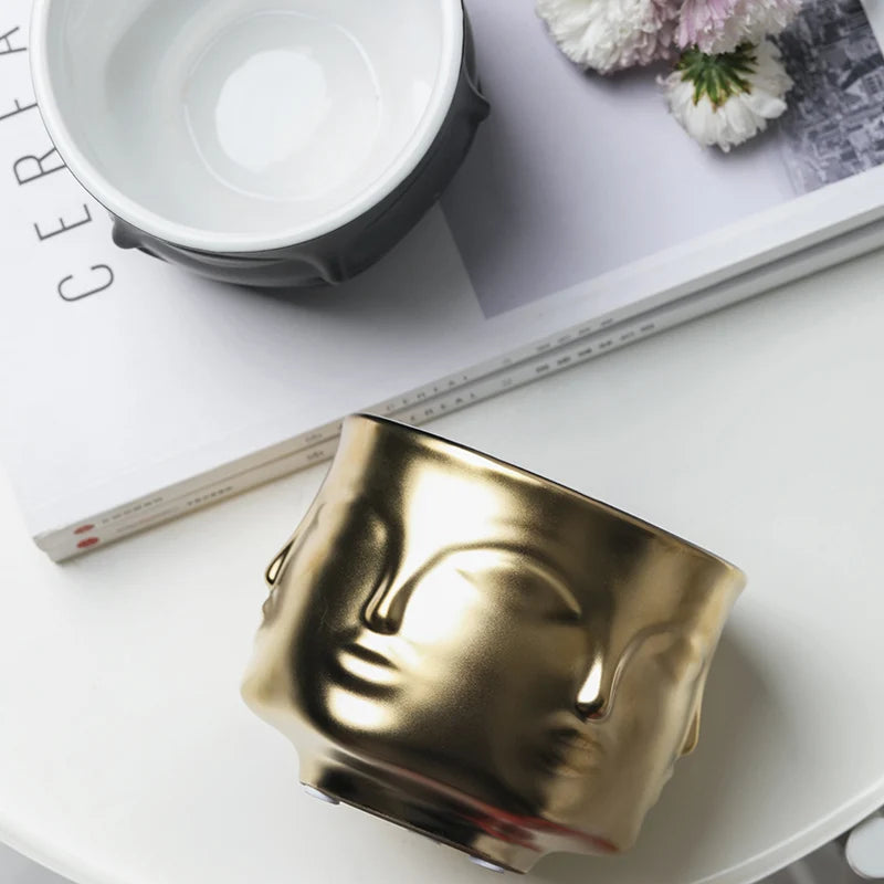 Skanto | Stylish Ceramic Flower Pot for Home Decor