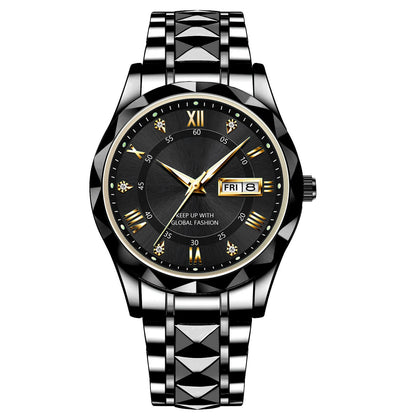 BowLift | Waterproof Luminous Stainless Steel Two-tone Quartz Men's Watch