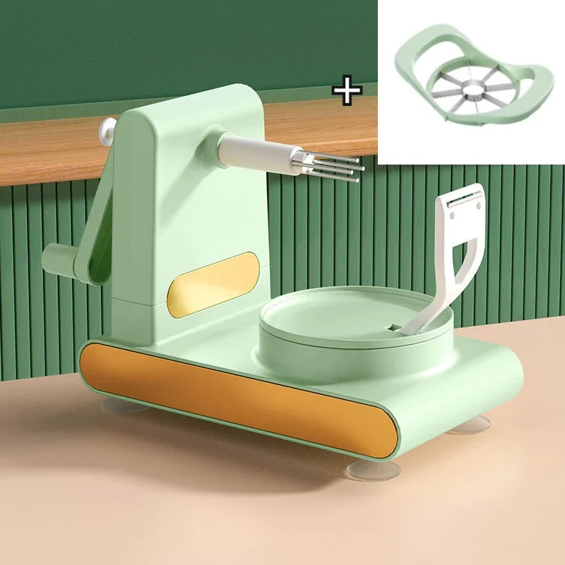 BowLift | Simple vegetable and fruit peeler with hand crank – For effortless peeling