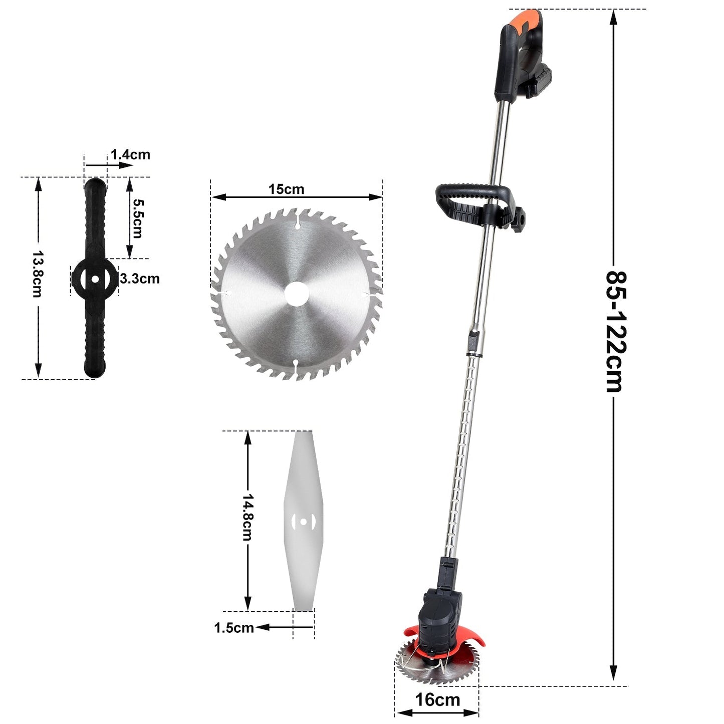 Skanto Battery Lawn Mower 21V 8000 RPM | Skanto