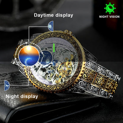 BowLift | Vintage Moon Automatic Tourbillon Watch