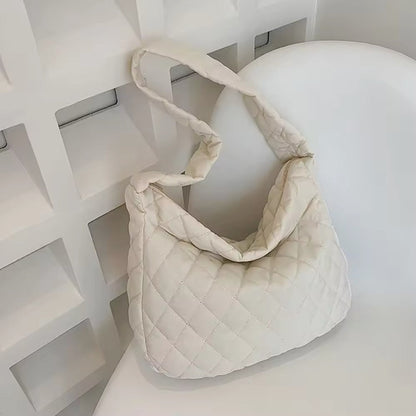 Padded Ballerina Extra Large Puffer Tote Crossbody Padded Shoulder Bag