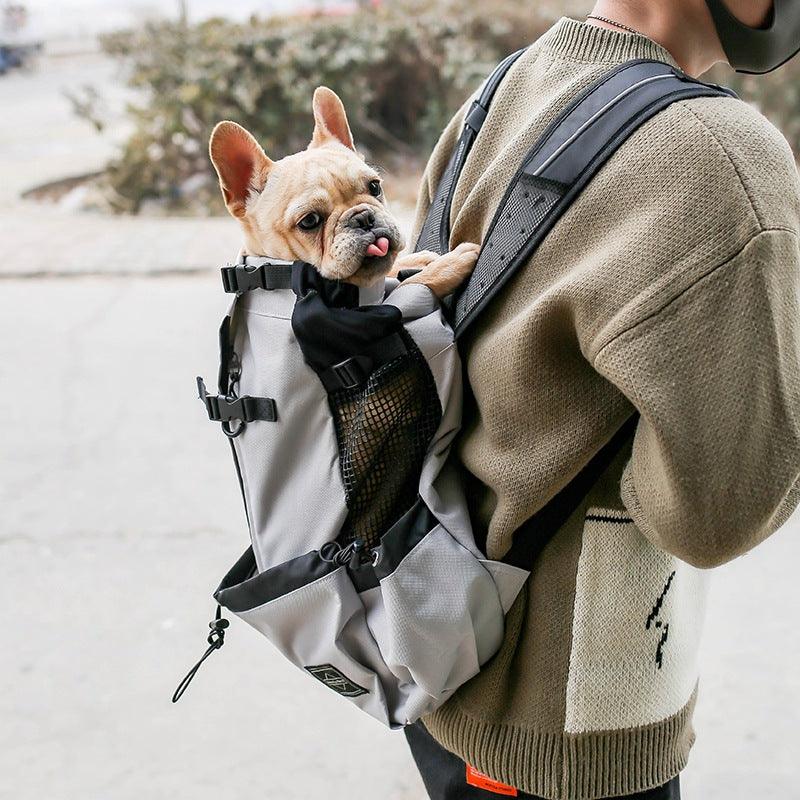 Skanto | Double Shoulder Dog Carrier Backpack - Outdoor Travel Companion
