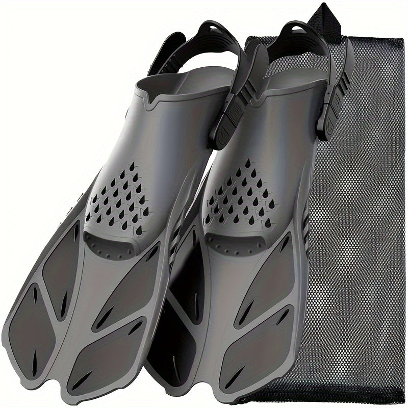 BowLift | Snorkel fins SeaVana Glide | Adjustable & Short | Open Heel | For Travel & Leisure | Unisex