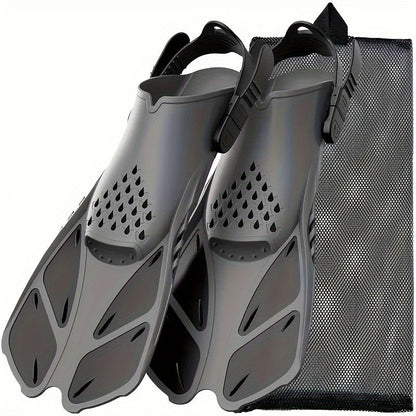 BowLift | Snorkel fins SeaVana Glide | Adjustable & Short | Open Heel | For Travel & Leisure | Unisex