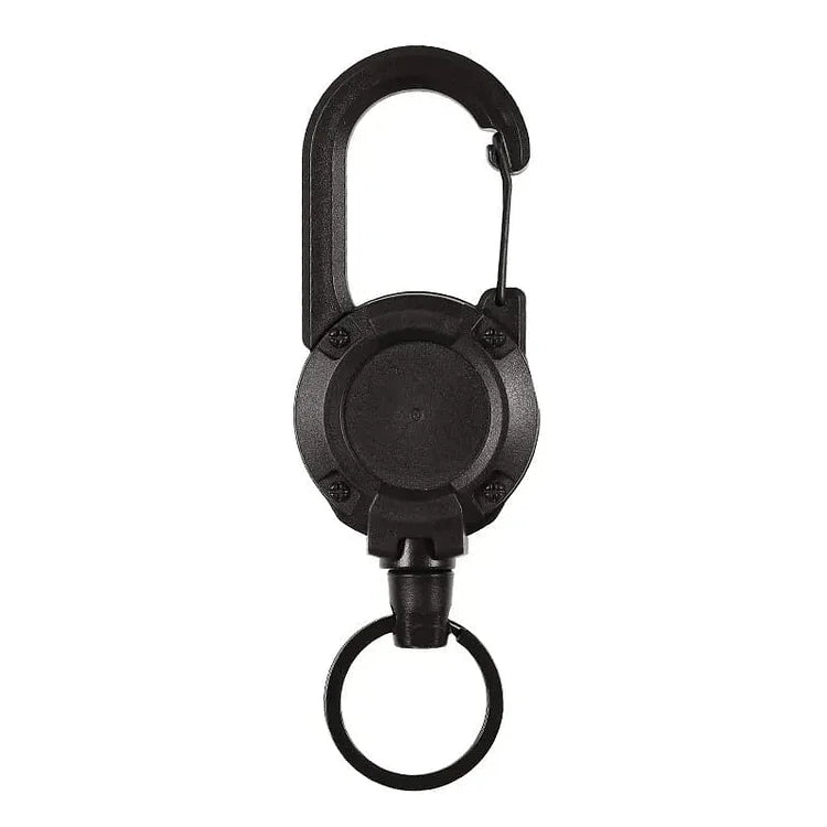 BowLift | Heavy-Duty Tactical Retractable Keychain – Multi-Use Outdoor Carabiner Tool