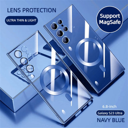 Skanto | Transparent Luxury Magnetic Case for Samsung