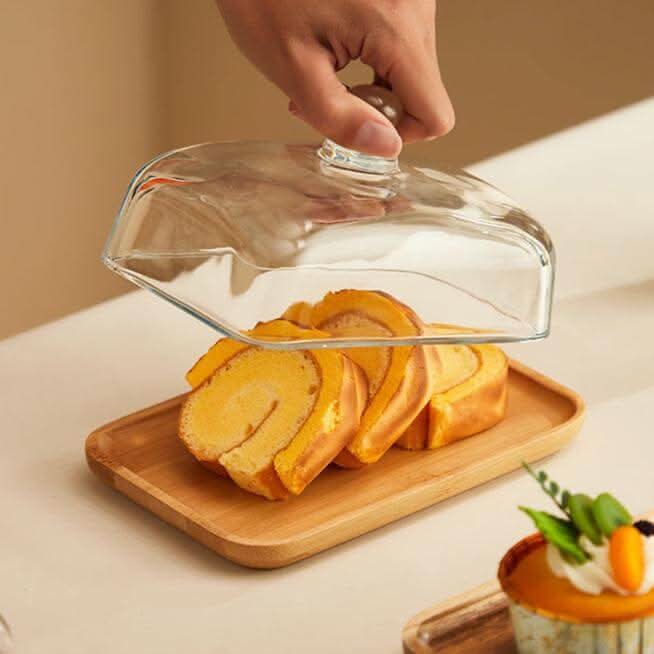 Skanto | Three Butter Dishes with Glass Lids – Elegant Serveware
