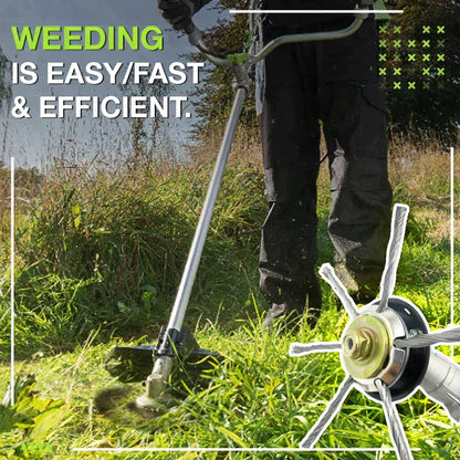 Steel wire grass cutting head