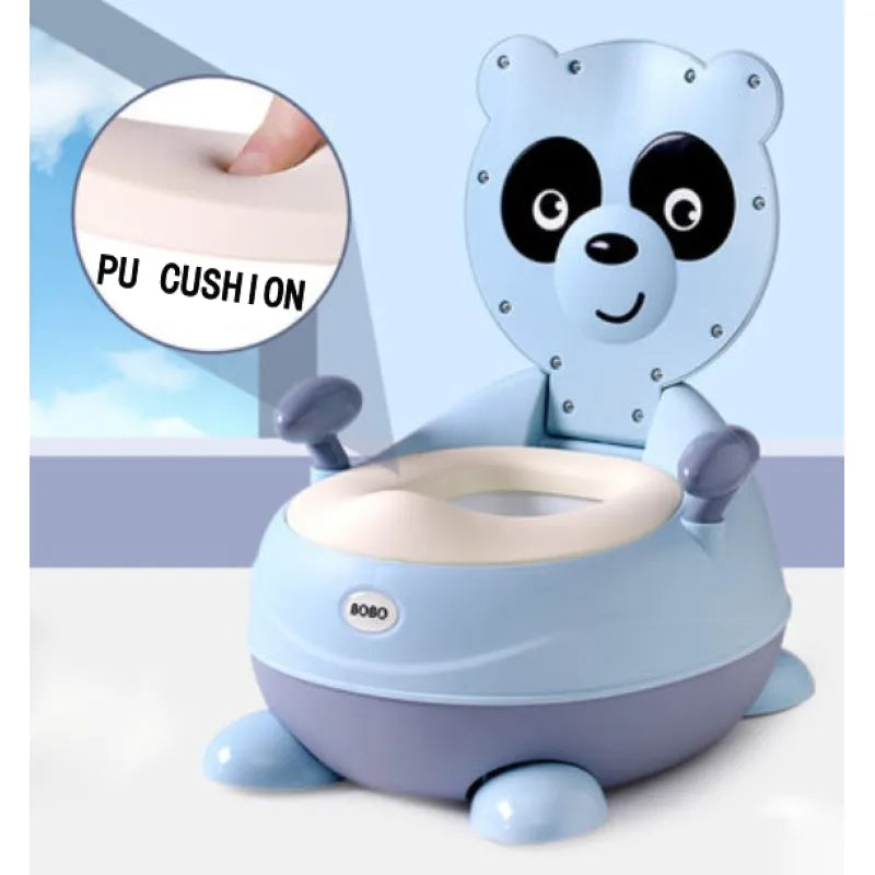 BowLift | Potty chair for children in panda shape – Soft baby potty with PU seat