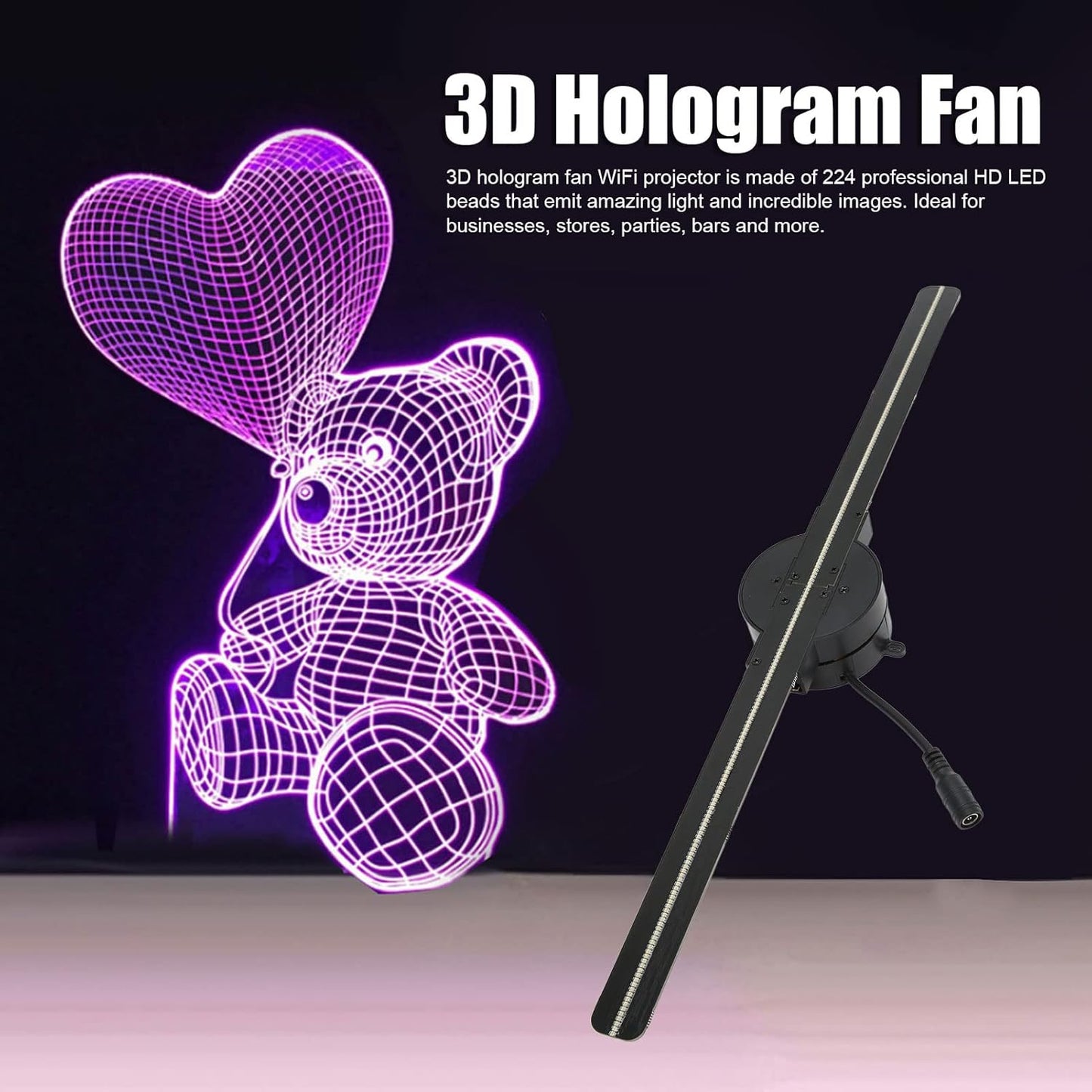 Skanto | 3D Hologram LED Fan Projector