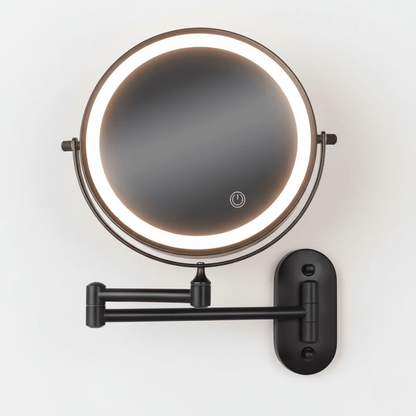 Skanto | LED Magnifying Mirror with Adjustable Light and Rechargeable Battery