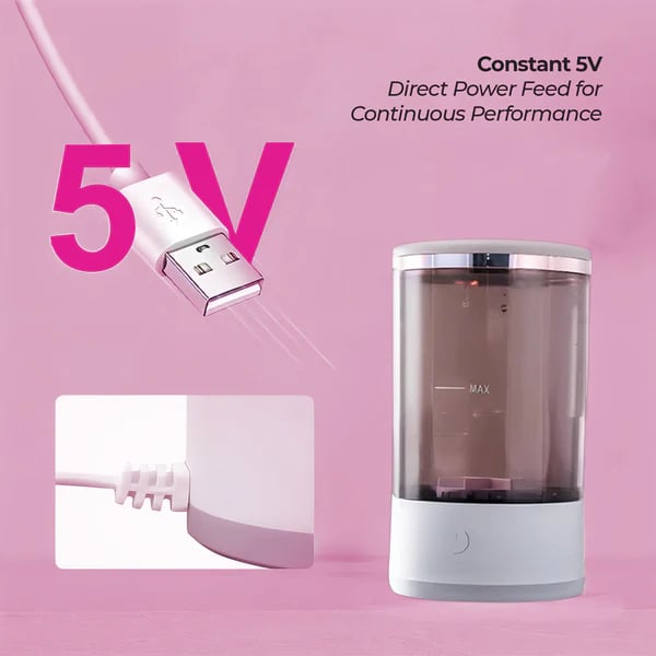 BowLift | Makeup Brush Cleaner Machine | BrushPure Automatic Cleaning & Drying | Compact 16×9cm
