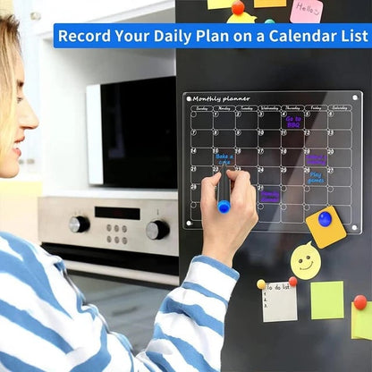 Skanto | Magnetic Fridge Planner [Permanently Reusable]