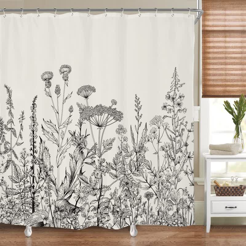 Rural Waterproof Decorative Shower Curtain | Karnz