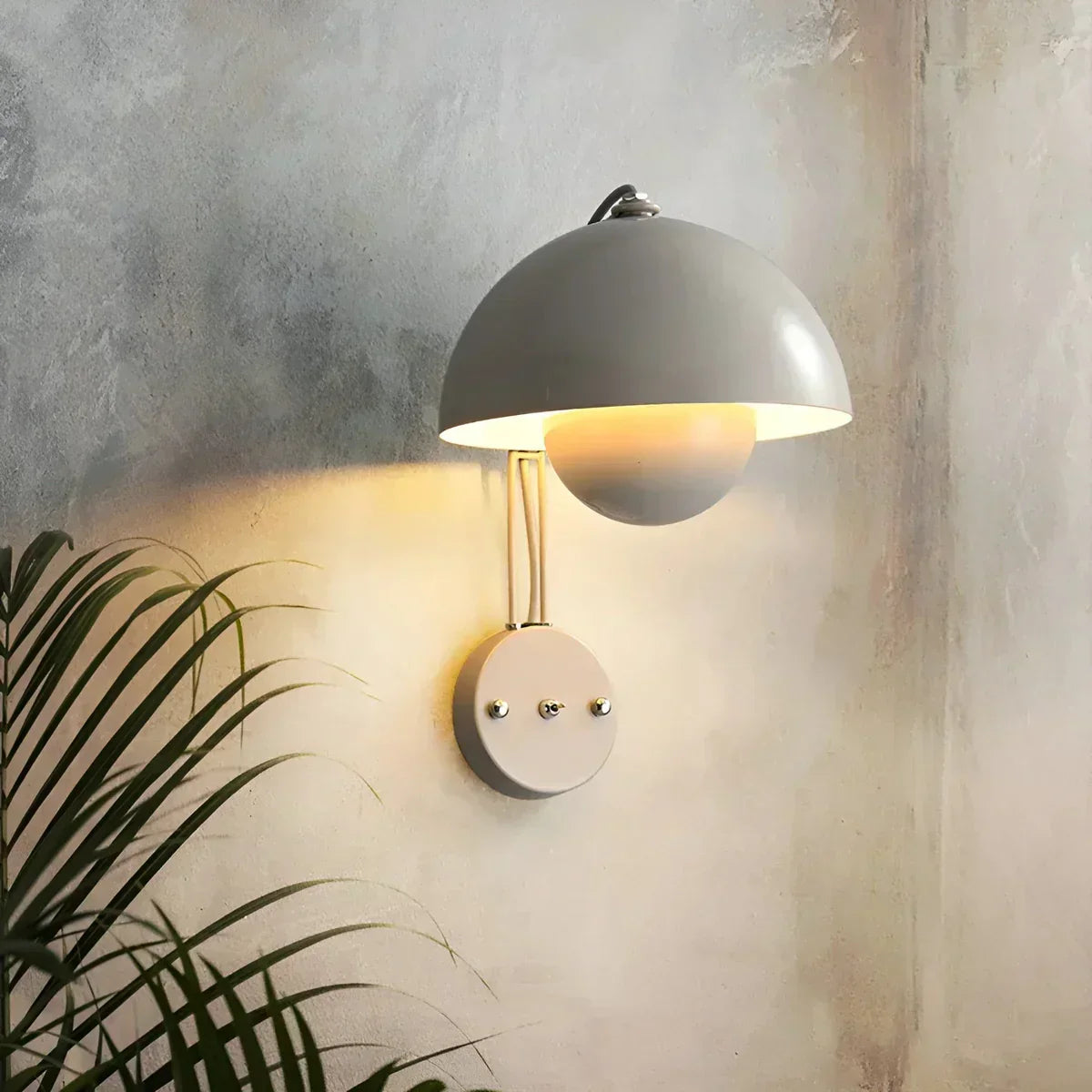 Skanto | BudLume - Mushroom Light Cozy Scandinavian Wall Lamp
