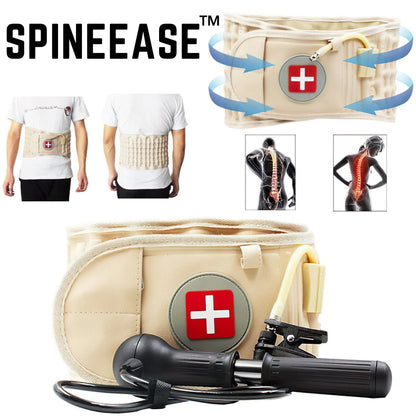 BowLift | Lumbar Decompression Belt | Back Support Brace for Pain Relief & Posture | Adjustable 73–122cm