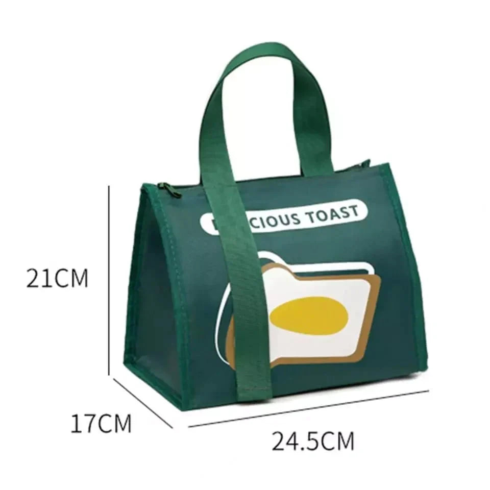 Cartoon Insulated Thermal Food Lunch Bag Bowlift
