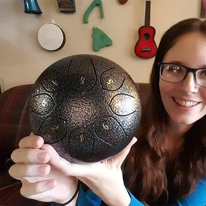 Rain drum as garden instrument