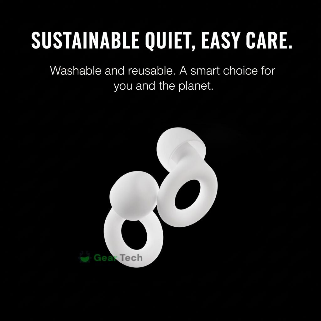 Skanto | AuraCalm™ Harmony | Reusable Noise-Reducing Earplugs for Sleep, Focus & Sound Sensitivity