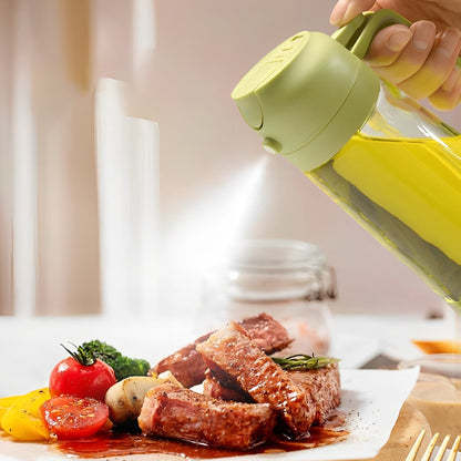 Skanto | 2-in-1 Olive Oil Dispenser & Sprayer – Perfect for Cooking, Salads, and BBQ
