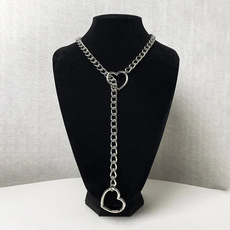 Gothic-Punk Heart Necklace