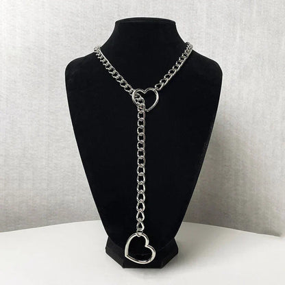 Gothic-Punk Heart Necklace