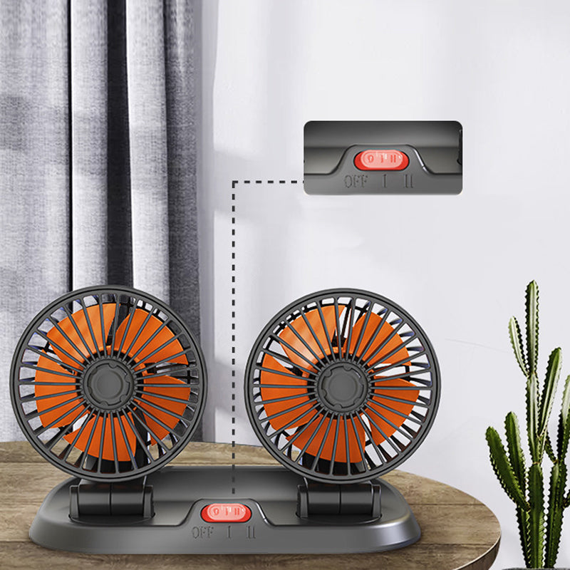 Double head car cooling air circulation fan | Kalsten