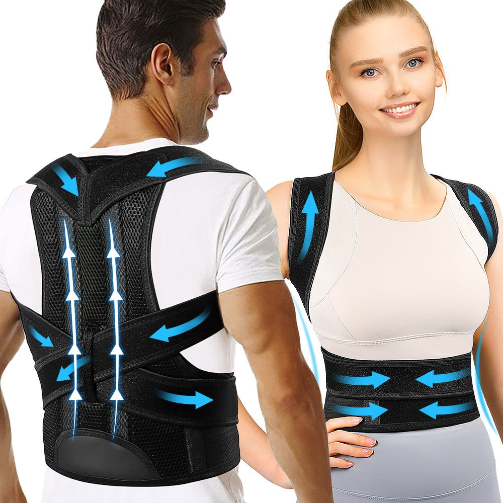 BowLift | Posture Corrector Back Brace – Adjustable Lumbar Support Belt for Back Pain Relief & Spine Alignment | Unisex UK