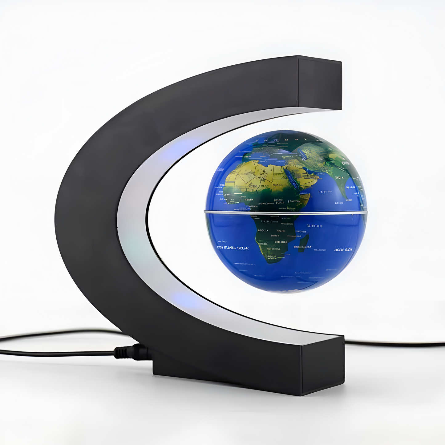 Skanto | Armstrong | Magnetic Levitation Floating Globe Lamp with LED World Map
